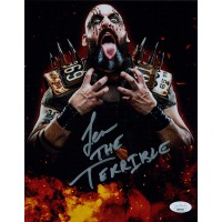 Leon The Terrible Wrestler Signed 8x10 Glossy Photo JSA Authenticated