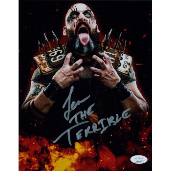 Leon The Terrible Wrestler Signed 8x10 Glossy Photo JSA Authenticated