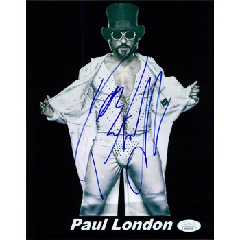 Paul London WWE TNA Lucha Wrestler Signed 8x10 Glossy Photo JSA Authenticated