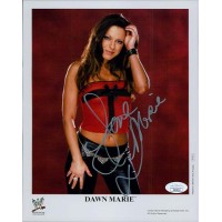 Dawn Marie WWE WWF Diva Wrestler 8x10 Glossy Photo JSA Authenticated