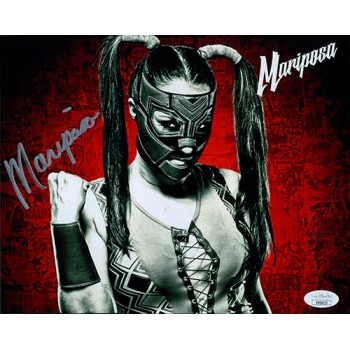 Mariposa Wrestler Signed 8x10 Glossy Photo JSA Authenticated