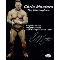 Chris Masters WWE NWA TNA Wrestling Signed 8x10 Glossy Photo JSA Authenticated