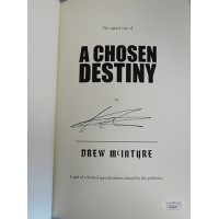 Drew McIntyre A Chosen Destiny Signed 1st Ed Hardcover Book JSA Authenticated