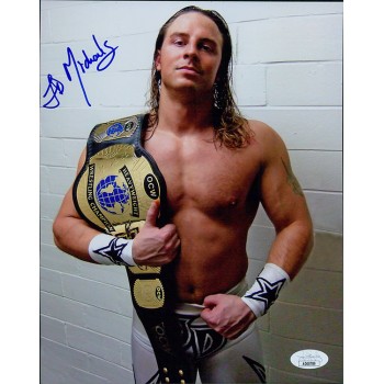 JD Michaels Wrestler Signed 8x10 Glossy Photo JSA Authenticated