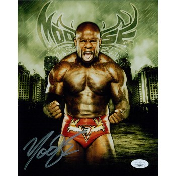 Moose Quinn Ojinnaka Impact Wrestler Signed 8x10 Glossy Photo JSA Authenticated