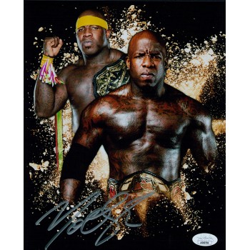 Moose Quinn Ojinnaka Impact Wrestler Signed 8x10 Glossy Photo JSA Authenticated