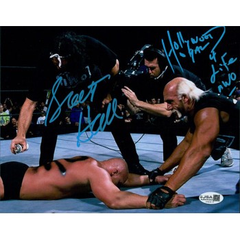 NWO Hulk Hogan Scott Hall Signed 8x10 Glossy Photo JSA Authenticated NWO Hulk Hogan Scott Hall Signed 8x10 Glossy Photo JSA Authenticated
