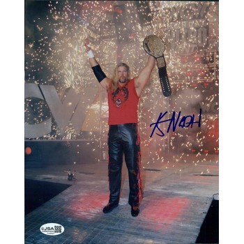 Kevin Nash WCW Wrestler Signed 8x10 Glossy Photo JSA Authenticated