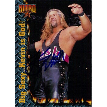 Kevin Nash WCW NWO Signed 1999 Topps Nitro Card #68 JSA Authenticated