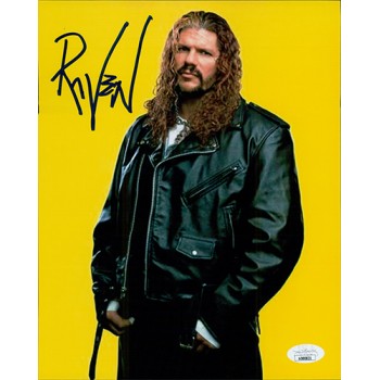 Raven WWE WWF Wrestler Signed 8x10 Glossy Photo JSA Authenticated