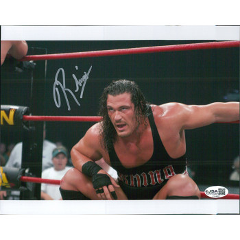 Rhyno Rhino WWE ECW TNA Wrestler Signed 8x10 Glossy Photo JSA Authenticated