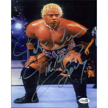 Rikishi Signed WWF/WWE Wrestling 8x10 Glossy Photo JSA Authenticated