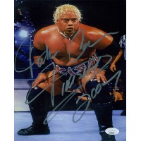 Rikishi Signed WWF/WWE Wrestling 8x10 Glossy Photo JSA Authenticated