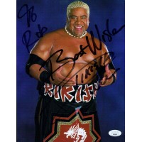 Rikishi WWF/WWE Wrestling Signed 8.5x11 Cardstock Photo JSA Authenticated