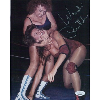 Wendi Richter WWF WWE Wrestler Signed 8x10 Glossy Photo JSA Authenticated