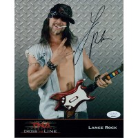 Lance Rock TNA Wrestling Signed 8x10 Glossy Photo JSA Authenticated