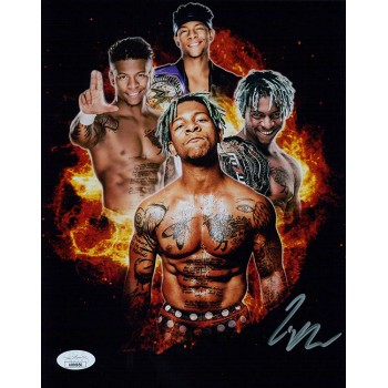 Lio Rush WWE Wrestler Signed 8x10 Glossy Photo JSA Authenticated