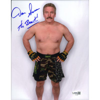 Dan The Beast Severn Signed NWA WWF Wrestling 8x10 Glossy Photo JSA Authentic Dan The Beast Severn Signed NWA WWF Wrestling 8x10 Glossy Photo JSA Authentic
