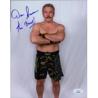 Dan The Beast Severn Signed NWA WWF Wrestling 8x10 Glossy Photo JSA Authentic
