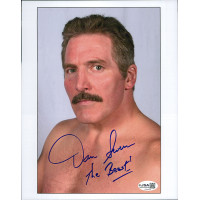 Dan The Beast Severn Signed NWA WWF Wrestling 8x10 Glossy Photo JSA Authentic