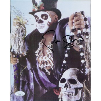 Papa Shango Wrestler Signed 8x10 Cardstock Photo JSA Authenticated