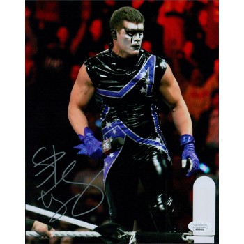 Stardust Cody Rhodes WWE Wrestler Signed 8x10 Glossy Photo JSA Authenticated