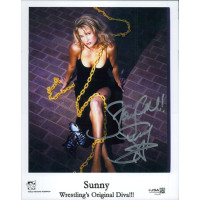 Sunny WWF WWE ECW WCW Diva Wrestler Signed 8x10 Glossy Photo JSA Authenticated Sunny WWF WWE ECW WCW Diva Wrestler Signed 8x10 Glossy Photo JSA Authenticated
