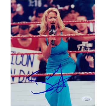 Sunny WWF WWE ECW WCW Diva Wrestler Signed 8x10 Glossy Photo JSA Authenticated
