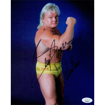 Greg The Hamer Valentine WWE WWF Wrestler Signed 8x10 Matte Photo JSA Authentic