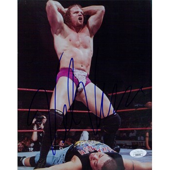 Val Venis WWF/WWE Wrestling Signed 8x10 Glossy Photo JSA Authenticated