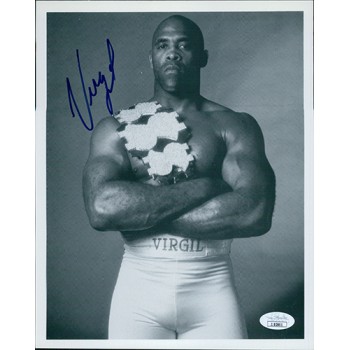 Virgil Signed WWF/WWE Wrestling 8x10 Cardstock Photo JSA Authenticated