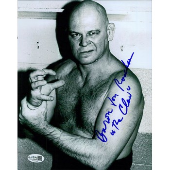 Baron Von Raschke WWE WWF Wrestler Signed 8x10 Glossy Photo JSA Authenticated Baron Von Raschke WWE WWF Wrestler Signed 8x10 Glossy Photo JSA Authenticated
