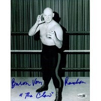 Baron Von Raschke WWE WWF Wrestler Signed 8x10 Glossy Photo JSA Authenticated Baron Von Raschke WWE WWF Wrestler Signed 8x10 Glossy Photo JSA Authenticated
