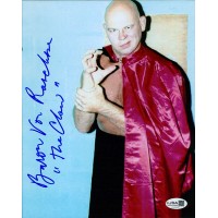 Baron Von Raschke WWE WWF Wrestler Signed 8x10 Glossy Photo JSA Authenticated Baron Von Raschke WWE WWF Wrestler Signed 8x10 Glossy Photo JSA Authenticated
