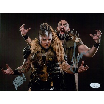 Wasteland Warriors Leon The Terrible Max The Impaler Signed 8x10 Photo JSA Auth