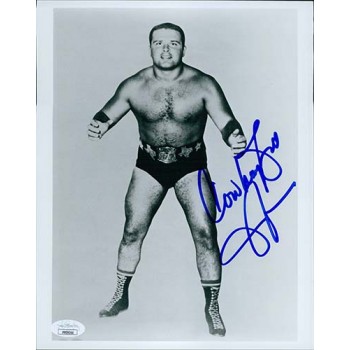 Bill Watts Cowboy WWF WCW Wrestler Signed 8x10 Glossy Photo JSA Authenticated