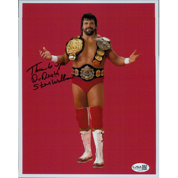 Steve Williams Dr. Death NWA Wrestler Signed 8x10 Glossy Photo JSA Authenticated Steve Williams Dr. Death NWA Wrestler Signed 8x10 Glossy Photo JSA Authenticated