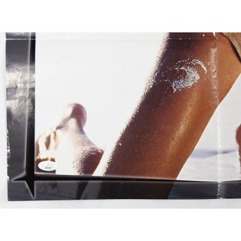 Torrie Wilson WWE WWF Diva Wrestler Signed 21.5x32 Folded Poster JSA Authentic