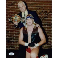 Barry Windham WWE WWF WCW NWA Wrestler Signed 8x10 Glossy Photo JSA Authentic
